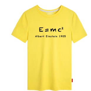 爱因斯坦质能方程t恤男女短袖学生个性创意半截袖潮流体恤衫衣服