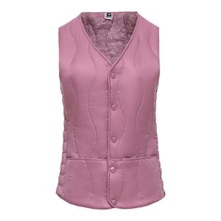 2025新款秋冬羽绒棉马甲女加绒加厚马夹短款V领坎肩修身百搭内胆