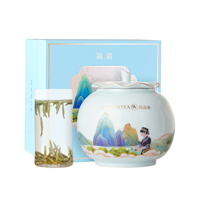 品品香2026特级花香白毫银针瓷罐