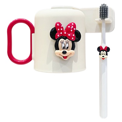 壁挂磁吸漱口杯置物架套装