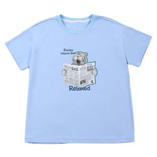 胖女童短袖t恤中大童纯棉加肥加大码宽松夏季休闲运动女孩上衣服