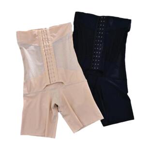 夏季薄款高腰强压排扣产后提臀收腹裤强力收腹收小肚子塑形内裤女