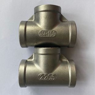 2205材不锈钢内丝三通内螺纹丝扣等径三通接头水暖配件4分6分1