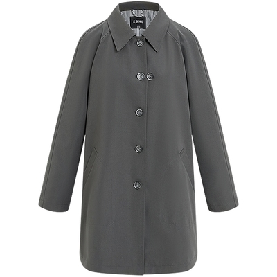 KBNE风衣外套女中长款2025秋季新款宽松百搭休闲小个子英伦风外衣