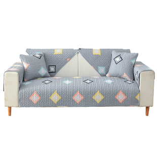 特价清仓布艺全棉沙发垫坐四季通用沙发巾防滑现代简约纯棉套北欧