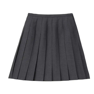 猫之物语 新款200斤大码jk百褶裙黑红蓝灰轮褶裙半身裙中长短裙子