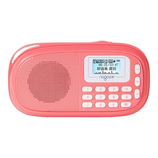 乐果Q15迷你小音响便携式插卡蓝牙音箱老人收音机MP3儿童英语播放