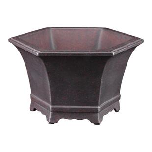 李记精品大号中号经典飘口高六方名家程良正六月雪云竹文竹紫砂盆