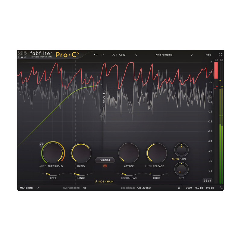 正版 FabFilter 肥波 Pro C3 压缩器 C3 后期混音专业压缩器