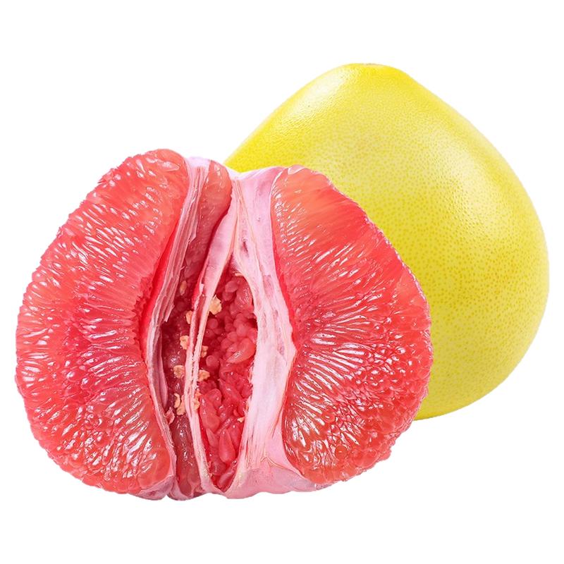 甜嫩！当季红心蜜柚柚子