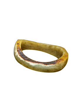 和田玉糖玉聚红皮籽料手镯