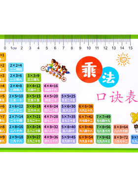 六品堂小学生卡片乘法口诀