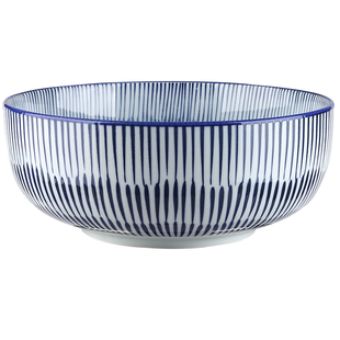 日式防烫吃面大碗家用大容量泡面碗创意和风餐具8寸陶瓷大号汤碗