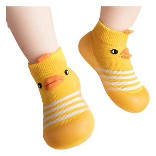 婴儿学步鞋冬季宝宝0一1岁软底6-12个月春秋防滑小童室内地板鞋袜