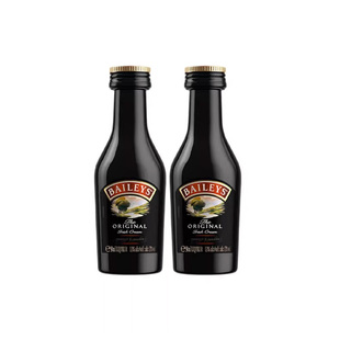 【天猫U先】帝亚吉欧百利甜酒50ml*2原味2025年2月11号生产