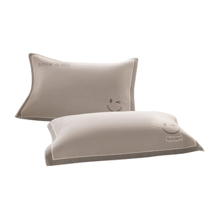 纯棉纱布枕巾一对装防头油儿童男生全棉枕头巾防滑可固定2025新款