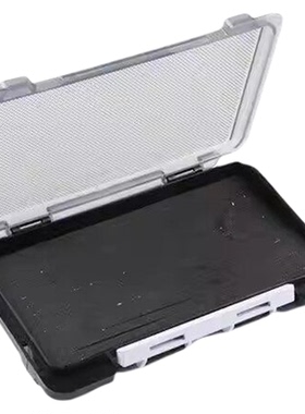 首饰盒耳钉专用耳饰收纳盒华子饰品盒海绵孔大容量便携整理分隔盒
