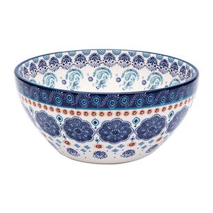 HOMIA蓝桔花釉下彩陶瓷餐具套装家用吃饭碗面碗汤碗菜盘子碗碟