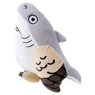 沙雕生日礼物好玩鲨骑马送女朋友小众搞怪鲨骑马bee玩偶创意男生