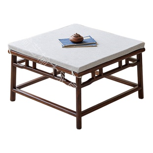 实木老榆木静坐凳盘腿打坐参禅凳加大坐面寺庙简约凳禅意凳打坐凳