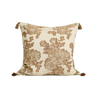 BACKTO卜凸家居法式轻奢抱枕靠枕套复古侘寂风沙发靠垫民宿样板间