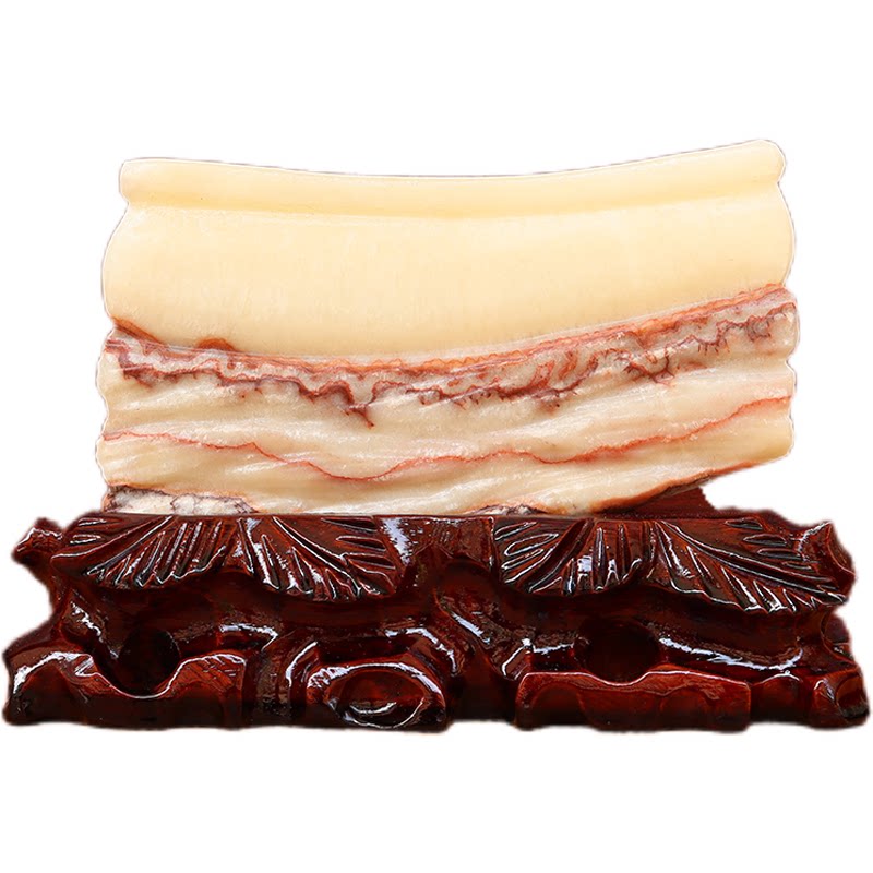 广西猪肉石天然奇石工艺品观赏石材招财客厅家居装饰摆件石头清仓