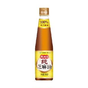 香满园调味油纯芝麻油350ml*1瓶凉拌菜烹饪火锅调料