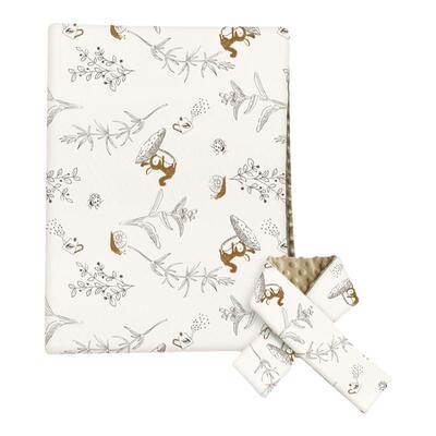 mamiline儿童盖毯豆豆毯婴儿