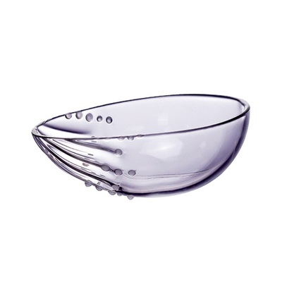 yyglass.雅雅朝露系列高硼硅耐热玻璃茶具灯工工艺珠圆茶则赏茶器