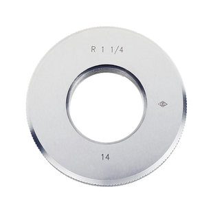 哈量锥管螺纹环规R1/2 3/8 1-1/4密封用55度外螺纹通止规检具量规