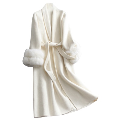 双面羊绒大衣长款女装毛呢外套