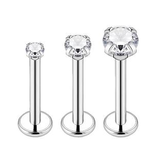 钛研社｜F136钛合金医学植入级平底养耳洞防过敏耳钉耳骨钉耳蜗钉