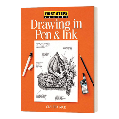 英文原版 Drawing in Pen and Ink 钢笔画入门 绘画技巧 英文版 进口英语原版书籍