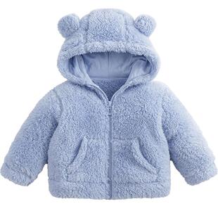 [抗静电]马克珍妮男女童双面舒棉绒儿童早春新年红外套231291