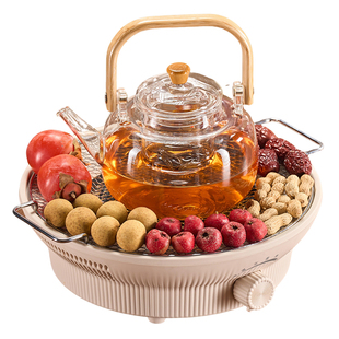 捷安玺围炉煮茶电陶炉套装室内家用烧水烤奶茶罐煮茶壶烤火炉全套