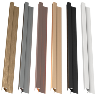 铝合金尖阳角收口条集成护墙板金属装饰线条保护瓷砖木饰面收边条