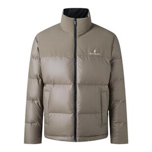 Navigare意大利小帆船秋冬新款羽绒服男士时尚立领加厚面包服外套