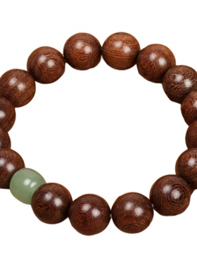 金丝楠木佛珠手链男女款