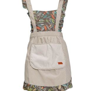 围裙防水防污家用厨房做饭背带式围腰定制logo印字餐饮工作服女