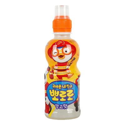韩国pororo啵乐乐饮料235ml宝露露水果味饮品宝噜噜果汁饮料
