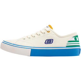 Skechers/斯凯奇新款女子海贼王联名款帆布鞋板鞋896037