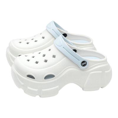 厚底洞洞鞋女款2025新款夏季外穿防滑防臭护士医用足弓支撑凉拖鞋