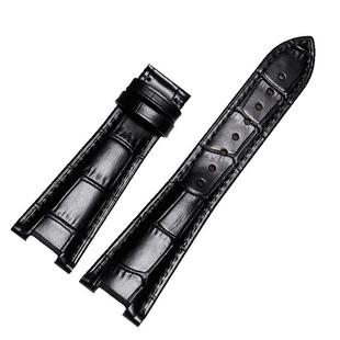代用西铁城手表带男 光动能CB0164-17E凹口真皮表带针扣表带配件