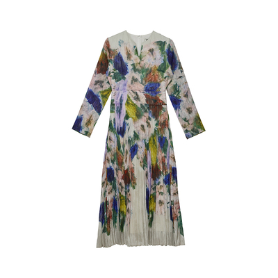 AMERI花朵艺术图案连衣裙