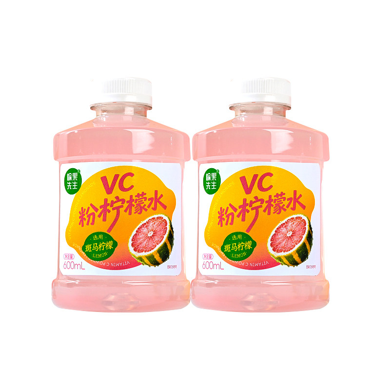 vc粉柠檬水鲜榨畅饮6瓶装
