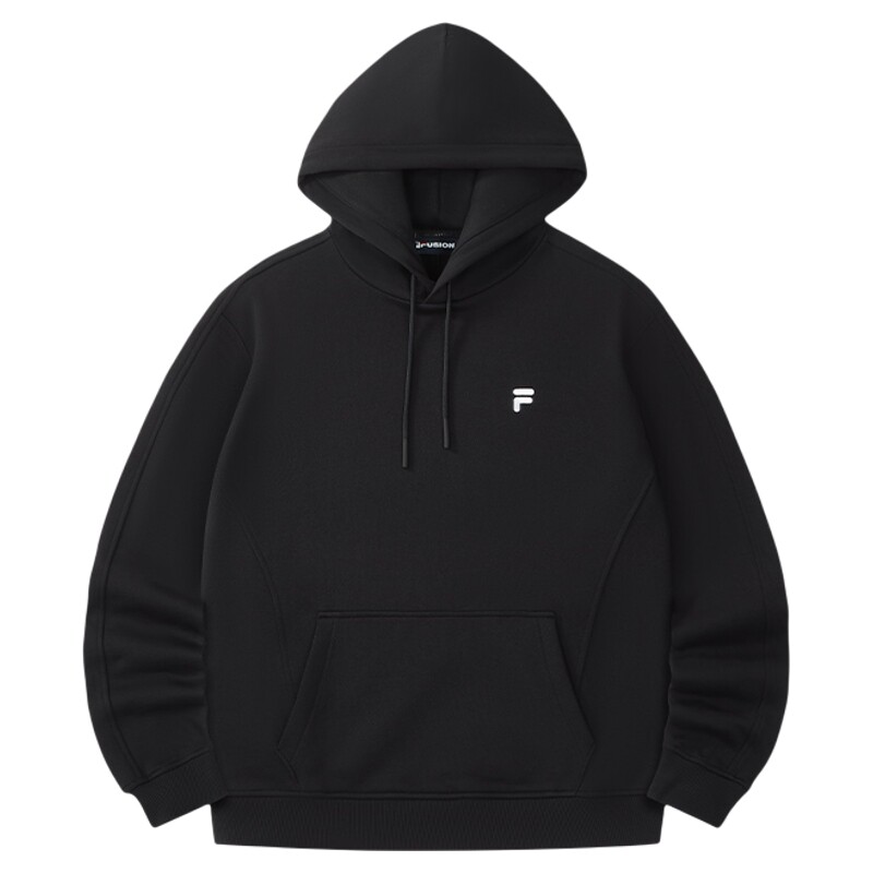 FILA FUSION斐乐潮牌连帽卫衣26秋季新款男女情侣款宽松运动上衣