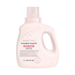 wickle婴儿洗衣液新生儿童宝宝专用婴幼儿专用酵素抑 菌白桃味