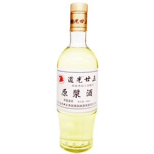 道光廿五道光二十五白标高度纯粮原浆酒500ml特价包邮送礼白酒