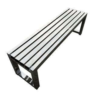 不锈钢长凳户外长条凳室外休息长椅换鞋凳公园椅休闲座椅阳台凳子