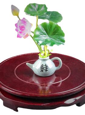 粤菜摆盘装饰荷花中式酒店盘式
